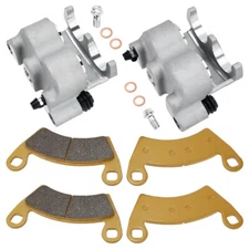 Front Left Right Brake Calipers w/Pads for Polaris RZR 1000 XP/XP 4/S4 2014-2020