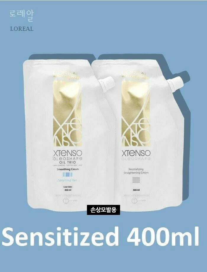 Crema suavizante L'OREAL X-tenso Oleoshape 400 ml cabello rebondante recto permanente Foto 3 de 4