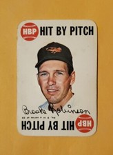 1968 Topps Game Hit by Pitch #9 Brooks Robinson HOF 