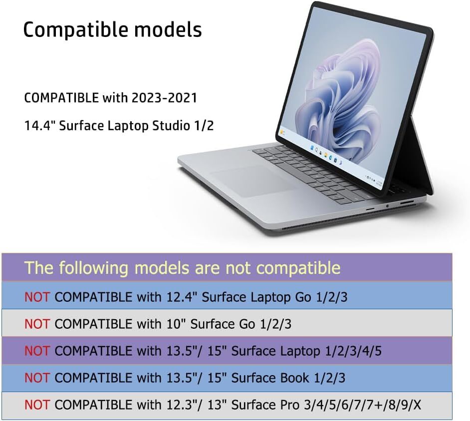Case Bag for Surface Laptop Studio Released in 2023 with