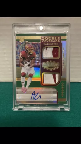 2020 Plates & Patches Antonio Gibson Green Rookie Patch Auto RC #12/15 M699