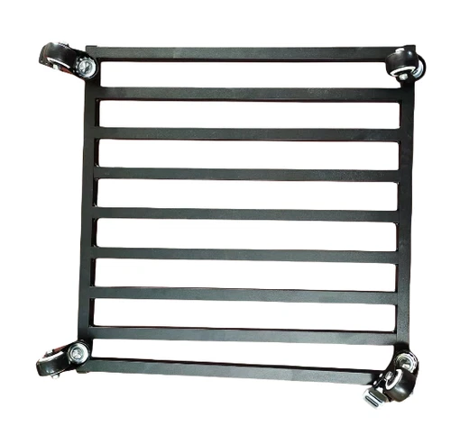Aluminum Square Plant Dolly Stand Rolling 4 Wheels Caddy Holder Patio Pot Black - Picture 45 of 46