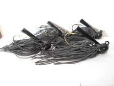 Quality ARKIE Old Style Hand Tied Jigs *Living Rubber* *3/4 Ounce * Lot of 4 *