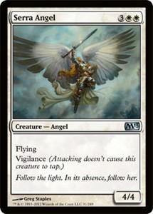 Serra Angel x4 - Magic 2013 - NM-Mint, English - Magic 2013