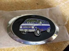 Vintage Plymouth Van Enamel Belt Buckle Custom Dodge - Never Used