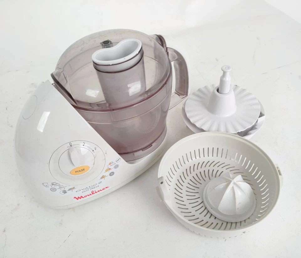 Robot da cucina Moulinex Ovatio 2 duo press Type AT4+accessori good working -80S - Immagine 2 di 4