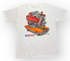 Vintage 90s General Motors Chevrolet Chevelle SS 572 Crate Engine Shirt Large