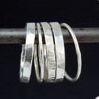 Pretty 925 Sterling Silver stacking Ring Handmade Jewelry Gift For her A-128