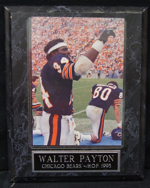 WALTER PAYTON 8x10 Wall Plaque Chicago Bears HOF 1993