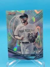 Kris Bryant 2022 Bowmans Best #64 Aqua Lava Refractor 28/199 - Colorado Rockies 