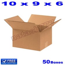 50 - 10x9x6 Cardboard Boxes 32-ECT Mailing Packing Shipping Corrugated Carton