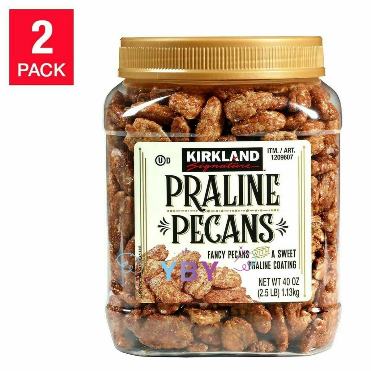 2 Packs Kirkland Signature Pralines Pecans 40 oz Each Pack