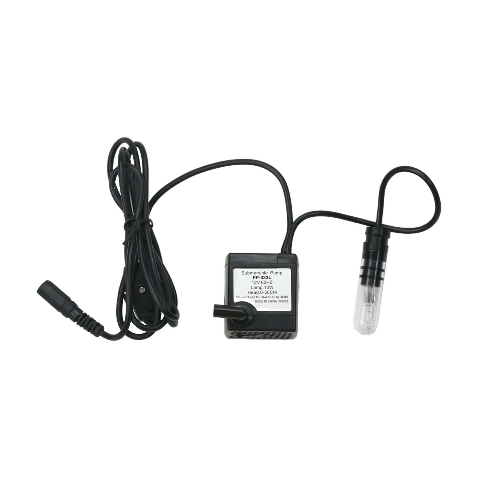 Jebao Fountain Aquatic Pump PP333L with 10W Lamp Light 60 GPH eBay