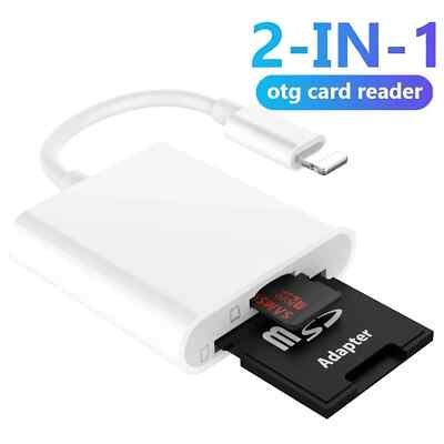 iPhone 8PIN SD Kartenleser Micro SD, TF liest Karten Adapter 2 Jahre Garantie