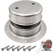 Stainless Steel RV Plumbing Vent Cap, Heavy-duty RV Roof Sewer Vent 1 Silver