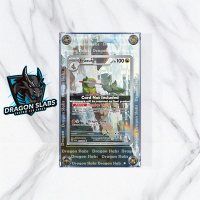 Pokemon Fraxure IR 077/064 Shrouded Fable Extended Art Case