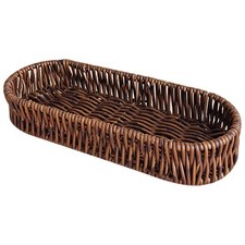  Small Picnic Basket Restaurant Baskets for Food Bread Serving Utensils