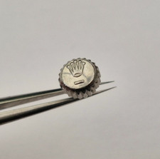Genuine Rolex 6mm Stainless Steel Oyster Crown - Very Good Condition