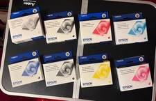 8 Box Genuine Epson R800 R1800 Print Ink 0540 0541 0542 0543 0544 0547 0548 0549