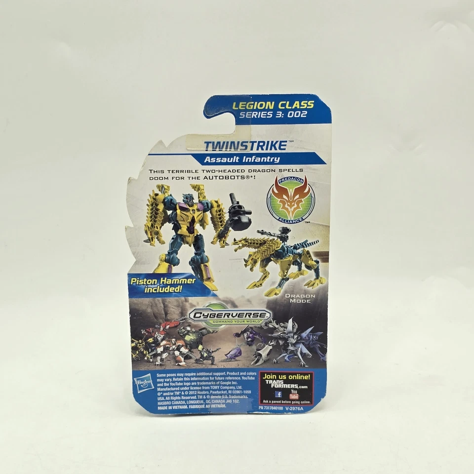 Vintage Transformers Prime Beast Hunters Twinstrike MOSC - Image 2 of 2