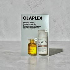 AUTHENTIC OLAPLEX No 6 Bond Smoother No 7 Bonding Oil Hair Shine Set NEW IN BOX