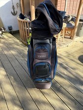 PowaKaddy PREMIUM TECH GOLF CART TROLLEY BAG - BLACK/BLUE