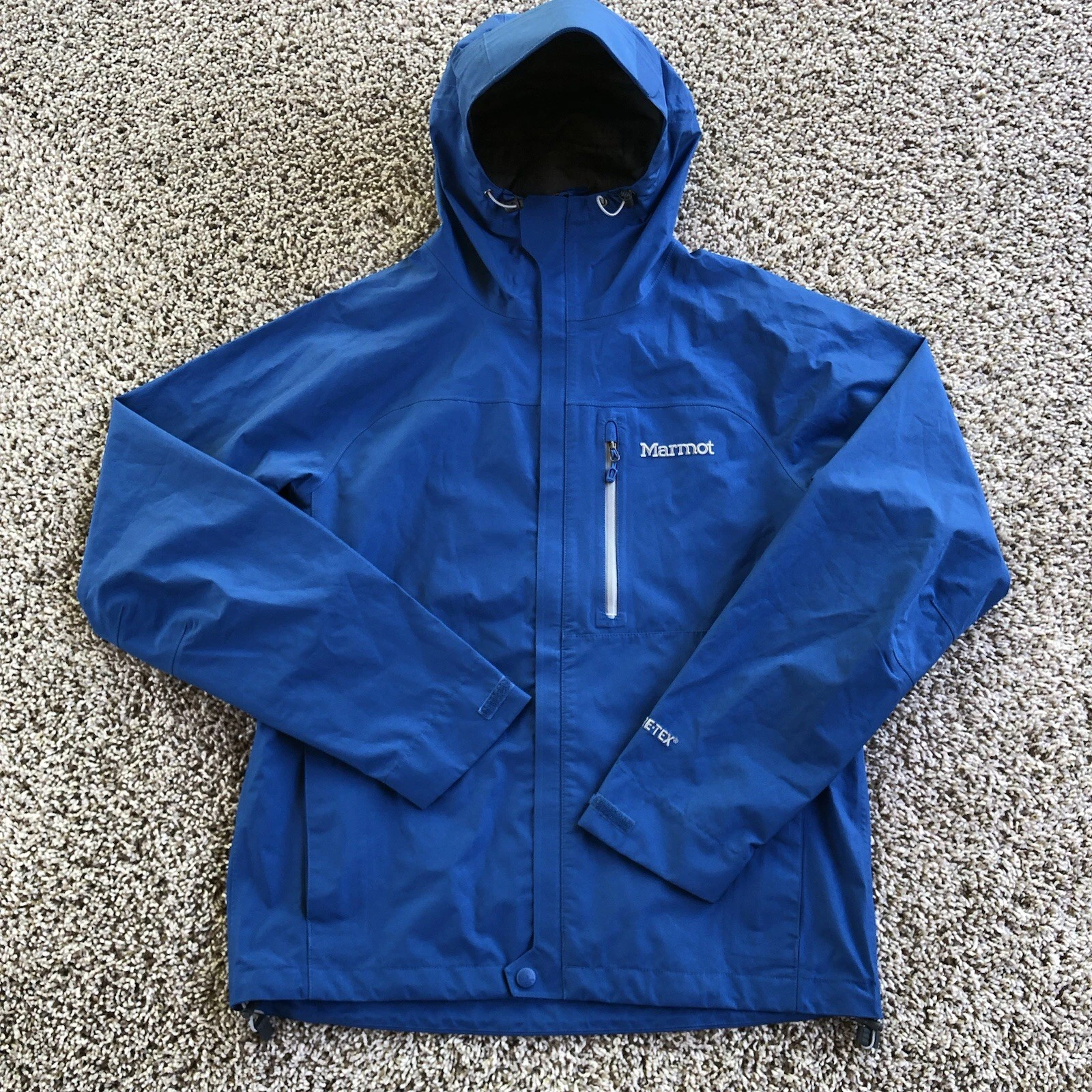 Marmot Minimalist Gore-Tex Waterproof Rain Jacket Mens Small Blue Recreation EUC
Opens in a new wind