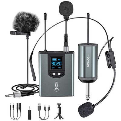 Versatile Wireless Microphone System for PA, Cameras & Recording - 32 Channels