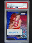 2024-25 Panini Prizm Reed Sheppard RC Rookie Auto Blue Wave PSA 10