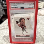 Tom Brady 2021 PANINI BIG HEAD STICKER PSA 10!  SUPER BOWL LVI GOAT MVP TB12