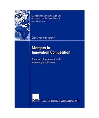 Mergers in Innovation Competition: A contest framework with knowledge spillovers