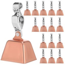20 Pcs Ice Fishing Accessories and Equipment Alert Bells for Poles Clips