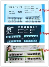 20 Kits Dental Orthodontic Brackets MIM Monoblock Mini Roth.022 Hooks345