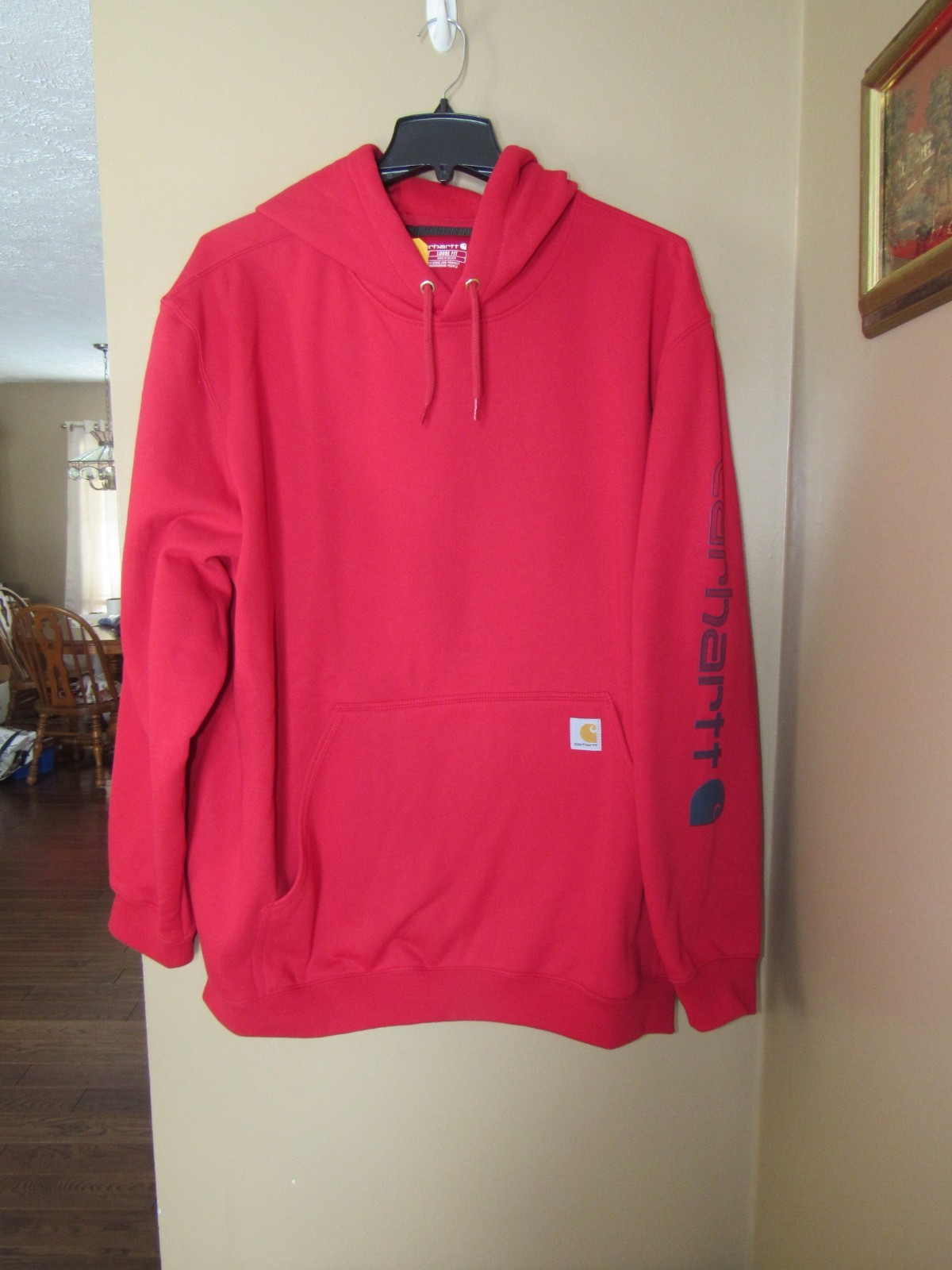 NWT BIG MEN'S 5X-LARGE 5XL CARHARTT LOOSE FIT GRAPHIC HOODIE SWEATSHIRT