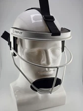 RIP-IT Defense Adult Softball Mask White Protective Fielders Face Guard