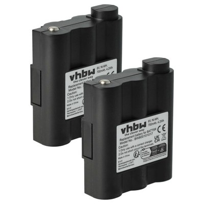 2x Akku für Alan Midland GXT-600 GXT-650 GXT-450 GXT-550 GXT-500 700mAh 6V
