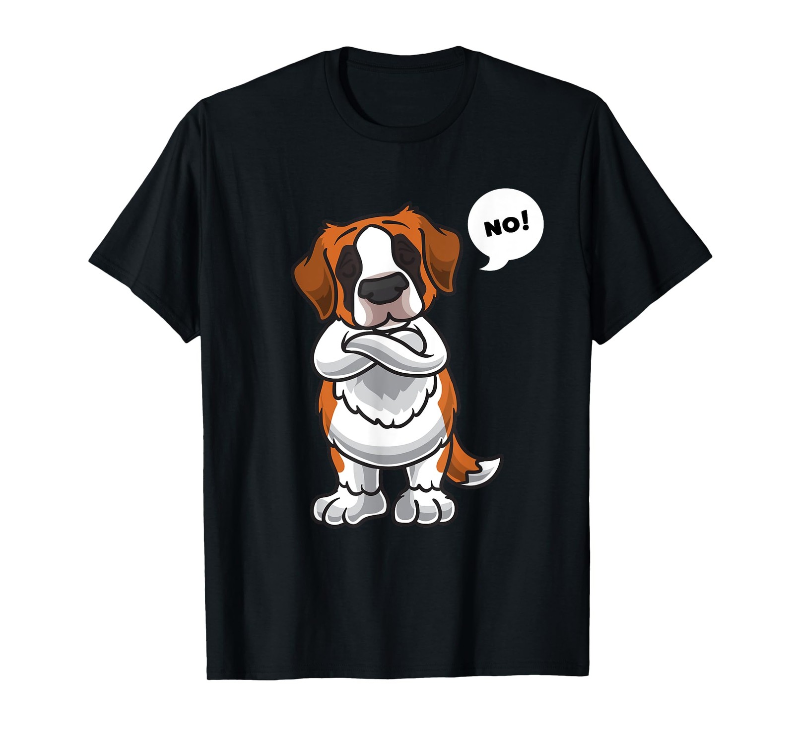 T-Shirt San Bernardo Fan - Abbigliamento Cani Divertente