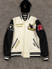 Pro Standard NFL Throwback 1961 Pittsburg Steelers Varsity Jacket With Hat