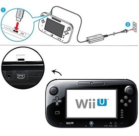 Wii U Gamepad Charger Cord - AC Power Adapter & Charging Cable for Nintendo WiiU