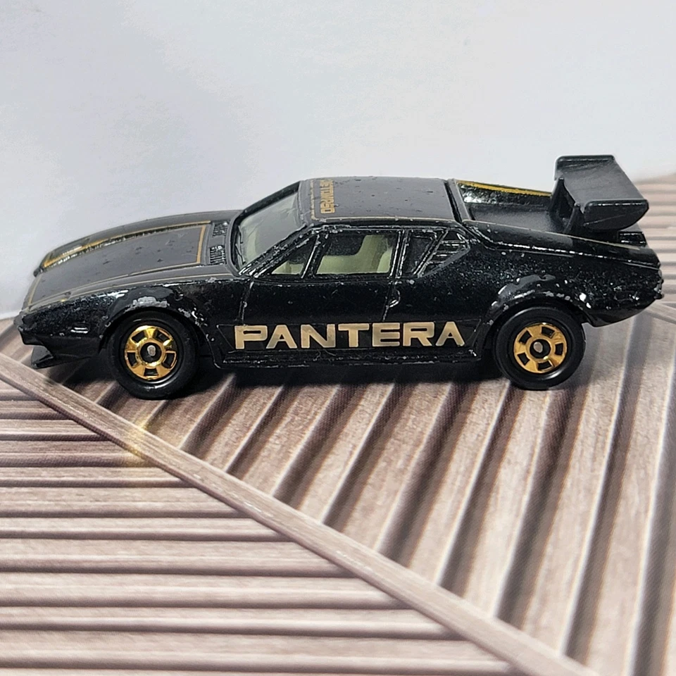 Tomica Tomy F55 De Tomaso Pantera GTS - Suelto - 1978 Hecho en Japón RARO Negro Foto 2 de 4