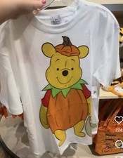 NEW Disney Parks Halloween Winnie the Pooh Pumpkin T-Shirt XL