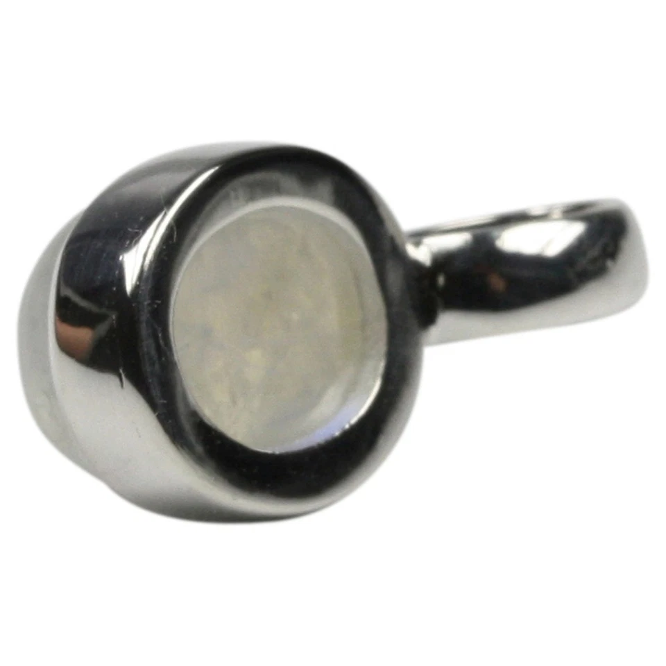 Polierter 925er Silberanhänger mit Mondstein - Bild 3 von 3