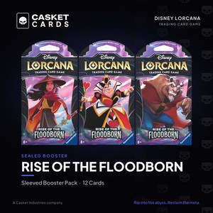 lorcana card prices floodborn Ravensburger Disney TCG: Rise of The Assorted Single Booster Pack (12 Cards) | Collectible Cards | Ideal Gift for Disney Fans Lorcana Rise of the Floodborn