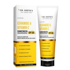 Face Sunscreen SPF 50 PA   Ceramide Vitamin C Dr. Sheth's 125g 4.41 oz