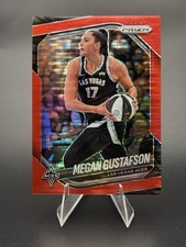 2025 Panini Prizm WNBA - Megan Gustafson #49 Red Pulsar Prizm /299