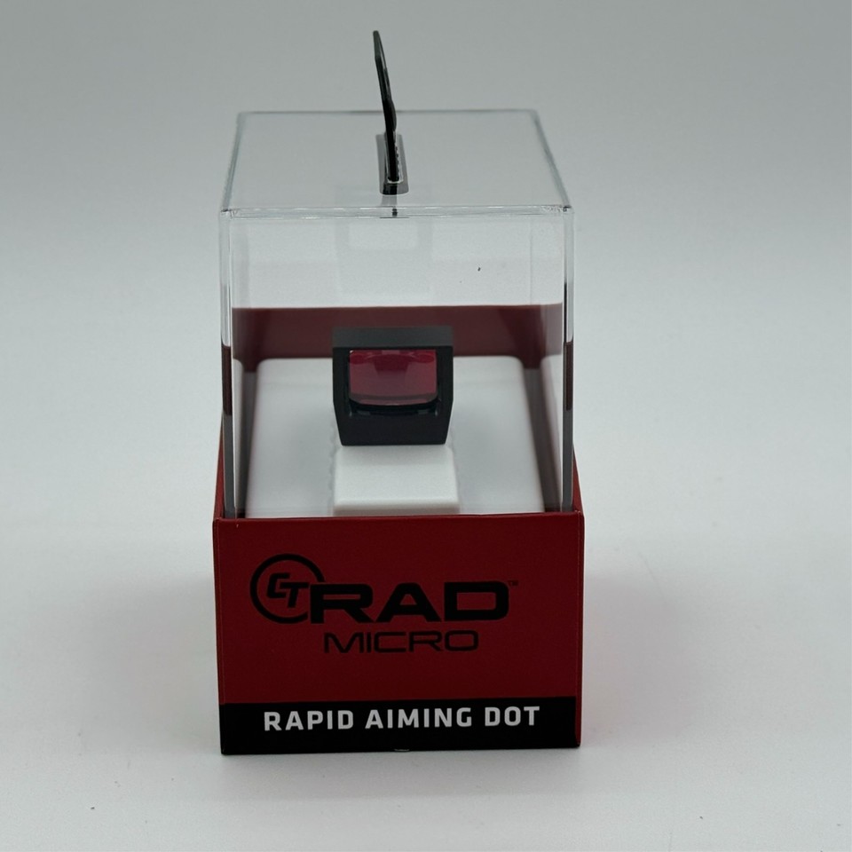Rad Micro Rounds Crimson Trace RAD Micro 3 MOA Red Dot Sight Black Compact Pistol Optic ...