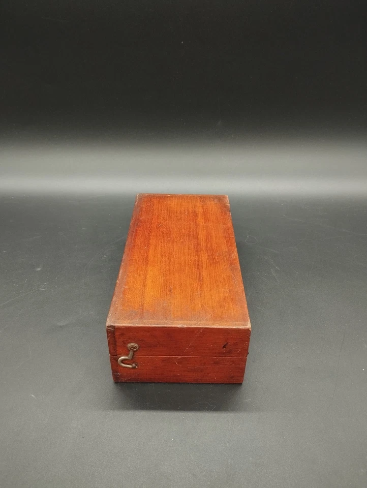 Ancien jeu d’échecs de voyage en acajou–pièces en os tourné–Angleterre  début XX - Photo 3/4