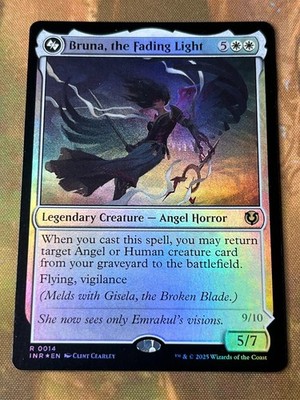 1x FOIL BRUNA, THE FADING LIGHT - Innistrad - MTG - NM - Magic the Gathering