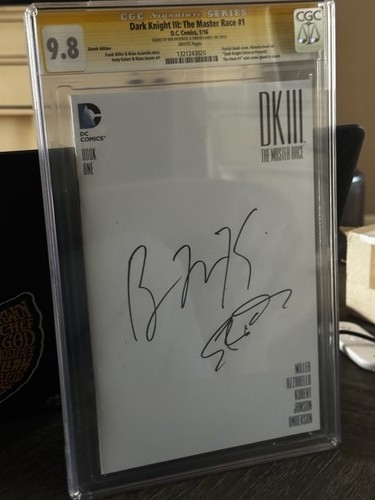 Dark Knight III: The Master Race #1 Signed Ben McKenzie Erin Richards SS CGC 9.8