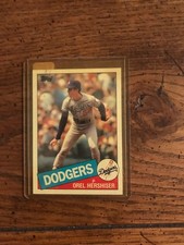 Orel Hershiser Rookie 1985 Topps Baseball Card
